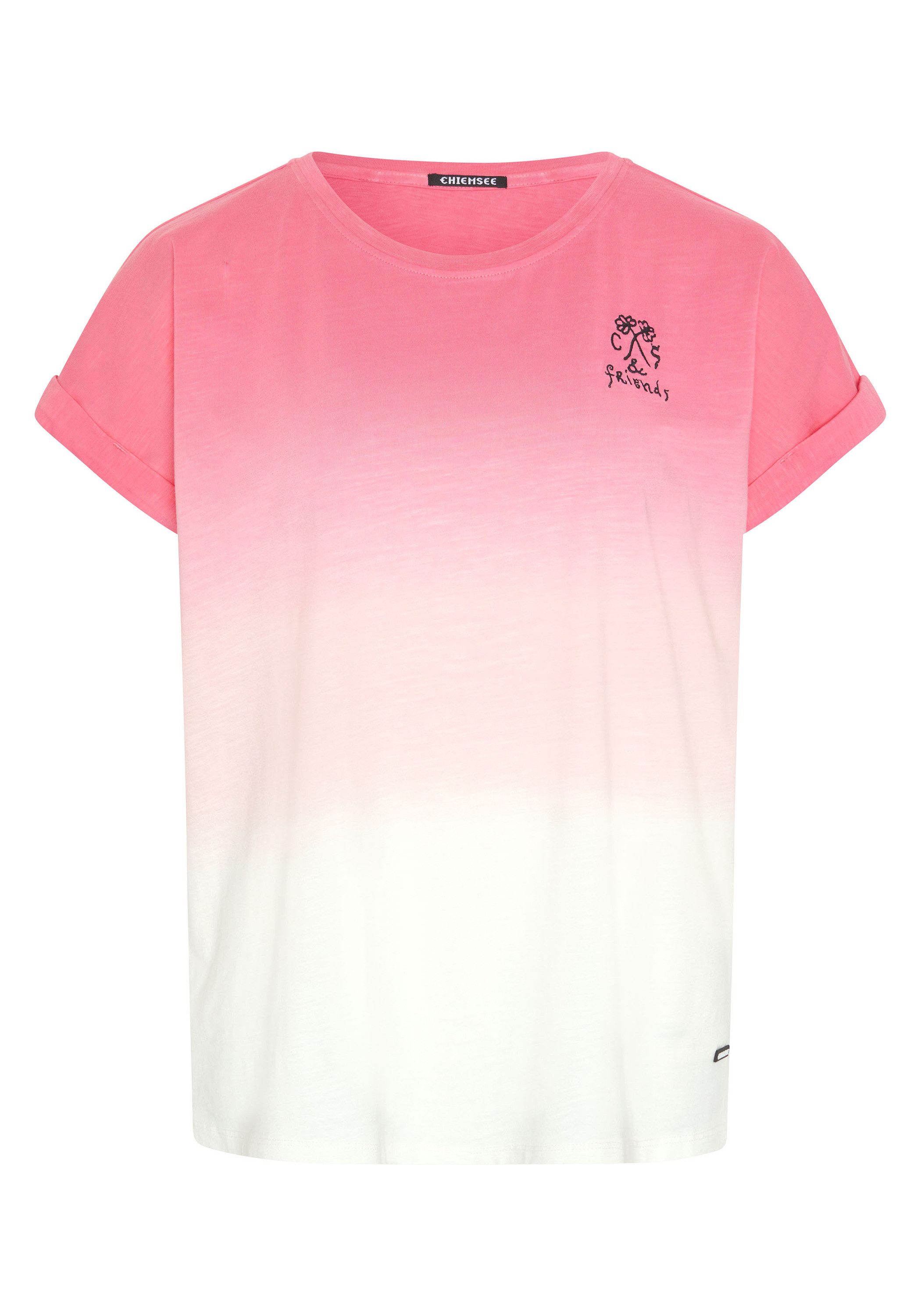 Chiemsee Print-Shirt T-Shirt im Dip-Dye-Look mit günstig online kaufen