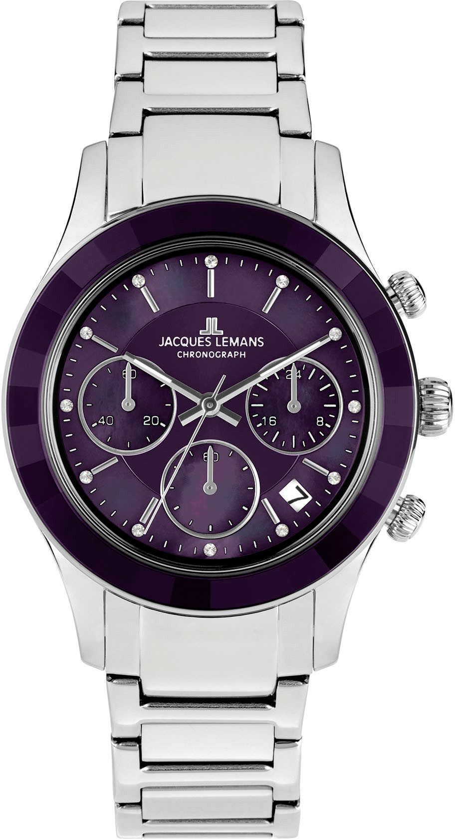 Jacques Lemans Chronograph Venice 1-2151M, Armbanduhr, günstig online kaufen