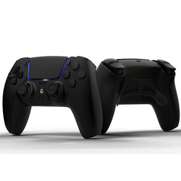 Luxcontroller PS5 Custom Design wireless Controller PlayStation 5-Controller (2 zusätzliche Tasten (Paddles), austauschbare Sticks)