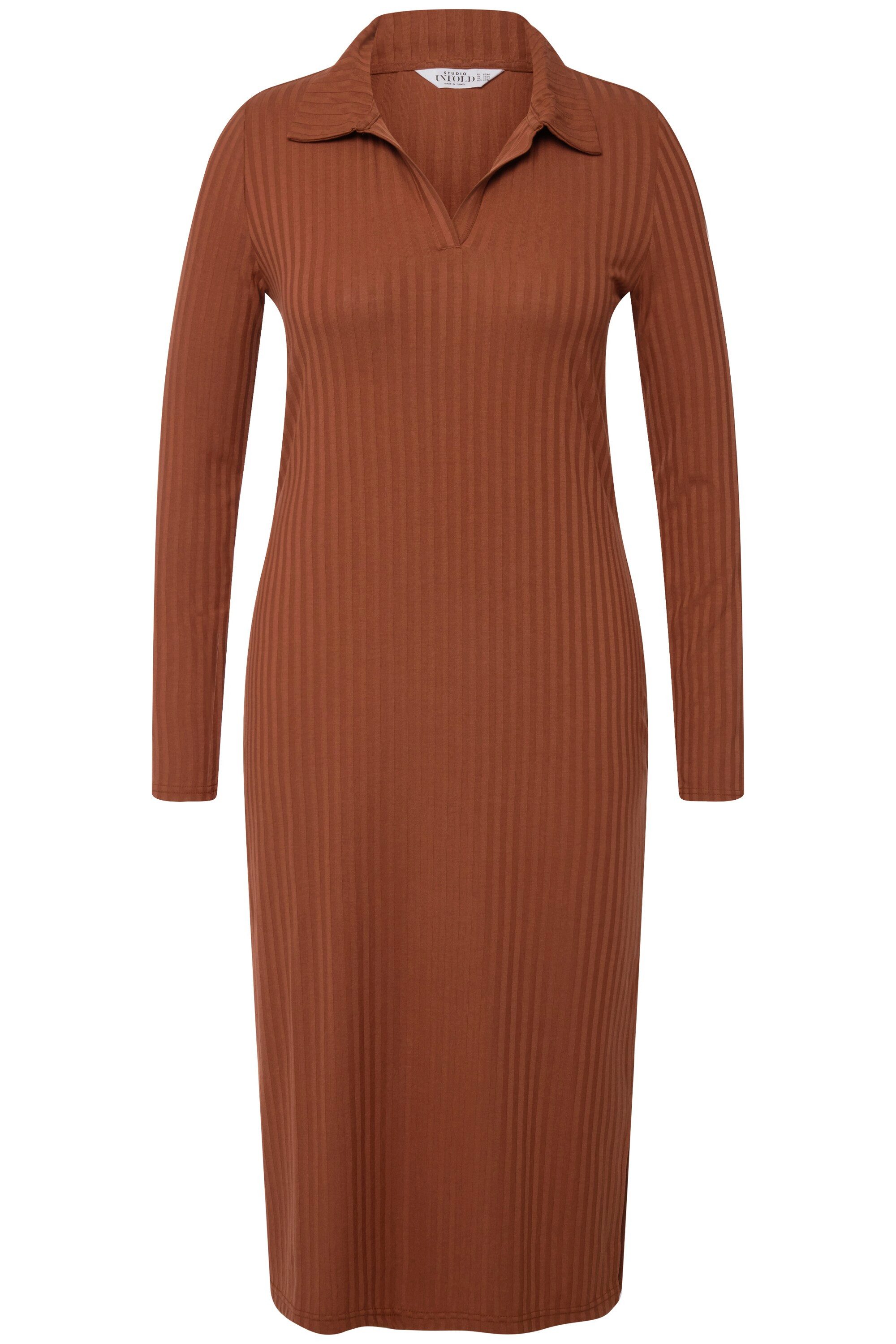 Studio Untold Midikleid Jersey-Midikleid Slim Shape Langarm günstig online kaufen