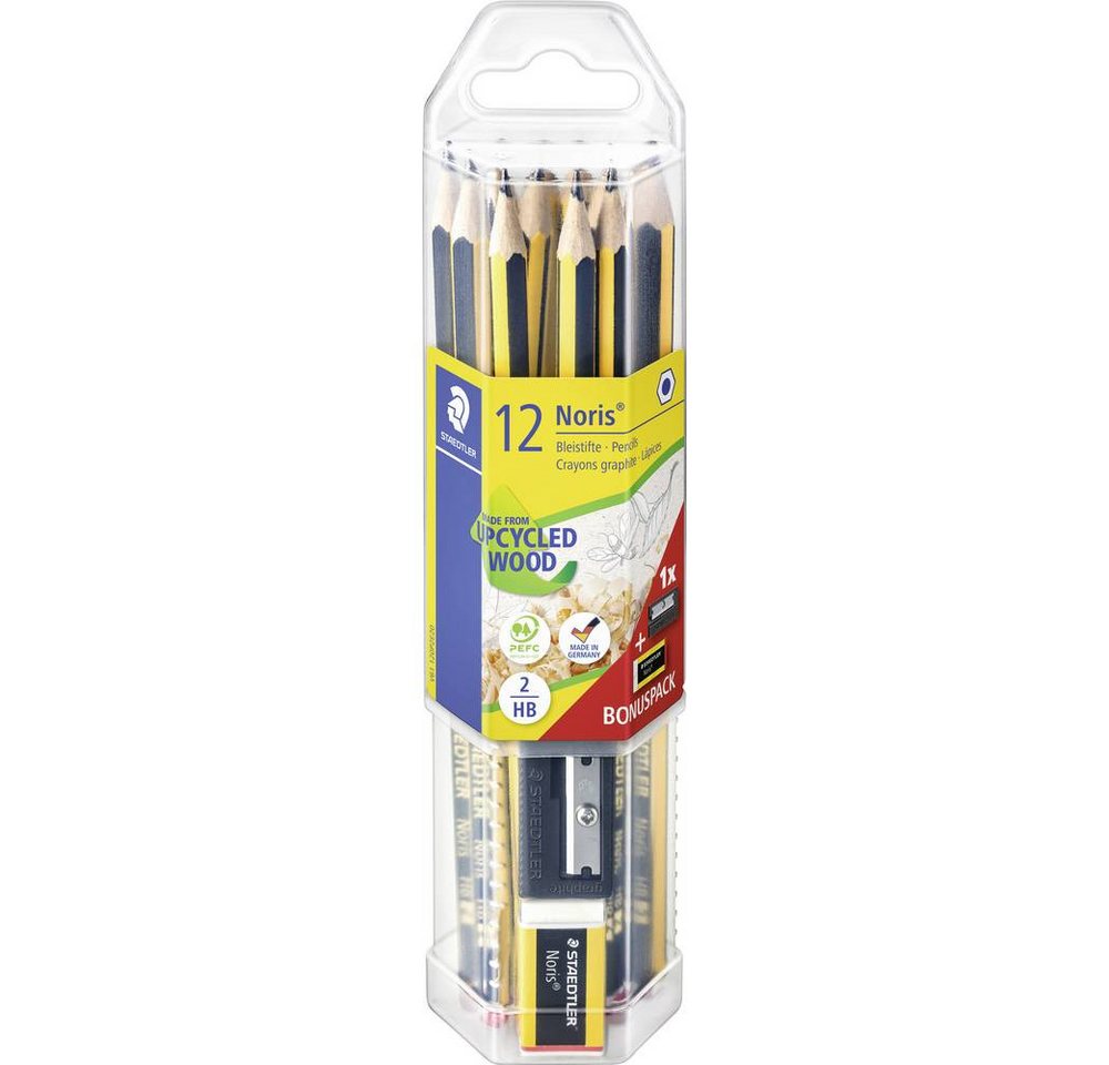 STAEDTLER Bleistift Noris® 120 Bleistift Bezeichnung der Härte: 2B, B, HB, H, 2H 14 St.