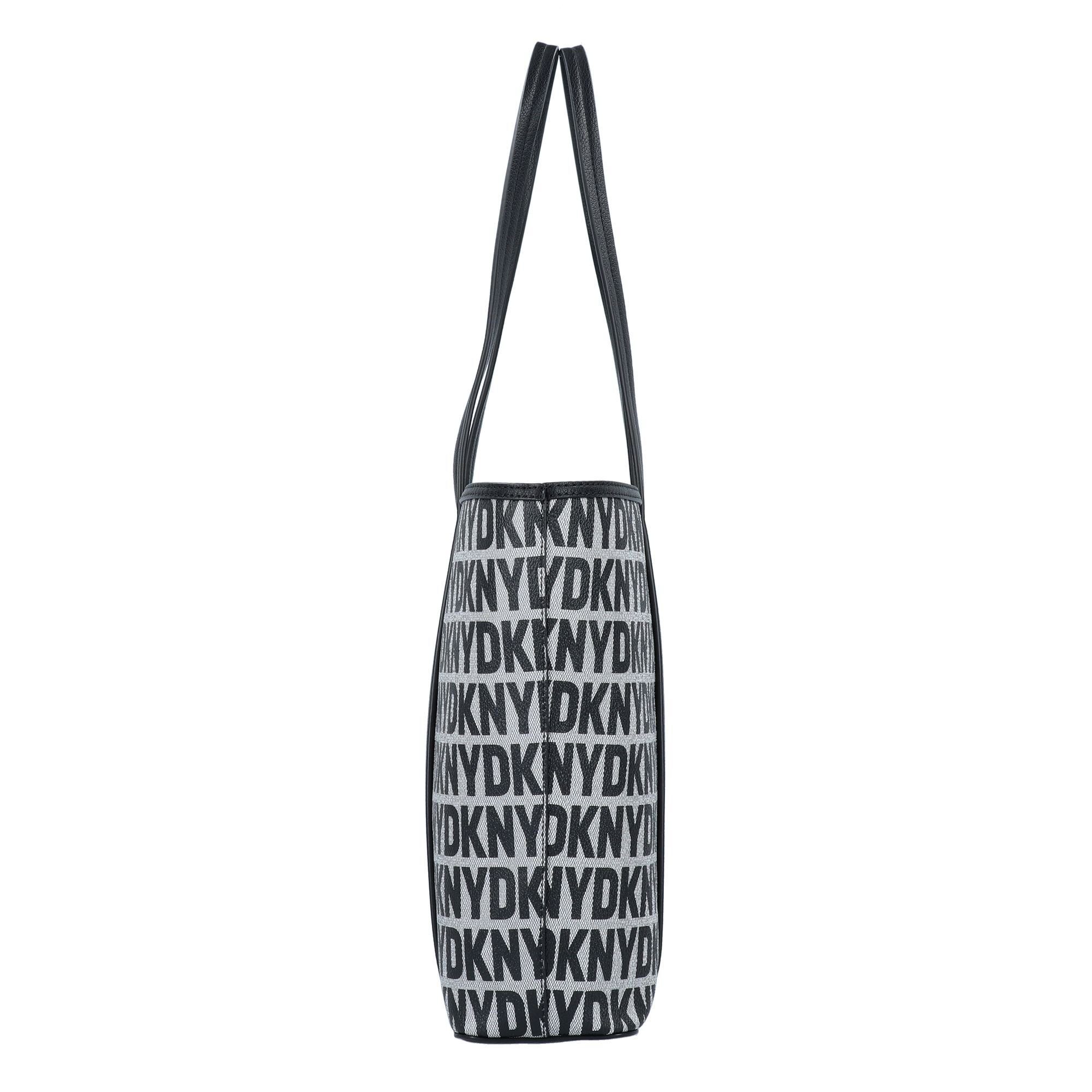 Avenue, Seventh black-logo Shopper Polyurethan DKNY