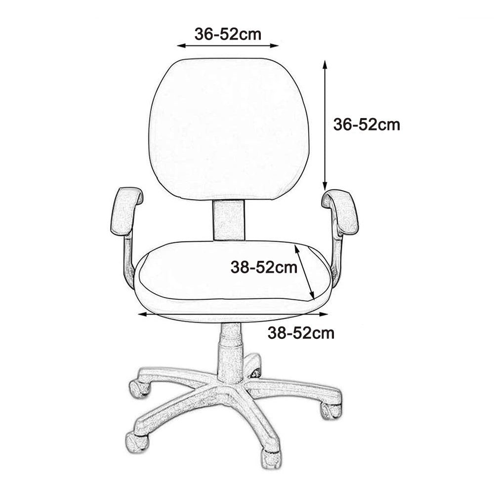 Sesselschoner Jormftte, zweiteiliges Widerstandsfähiger,elastischer Sitzbezug