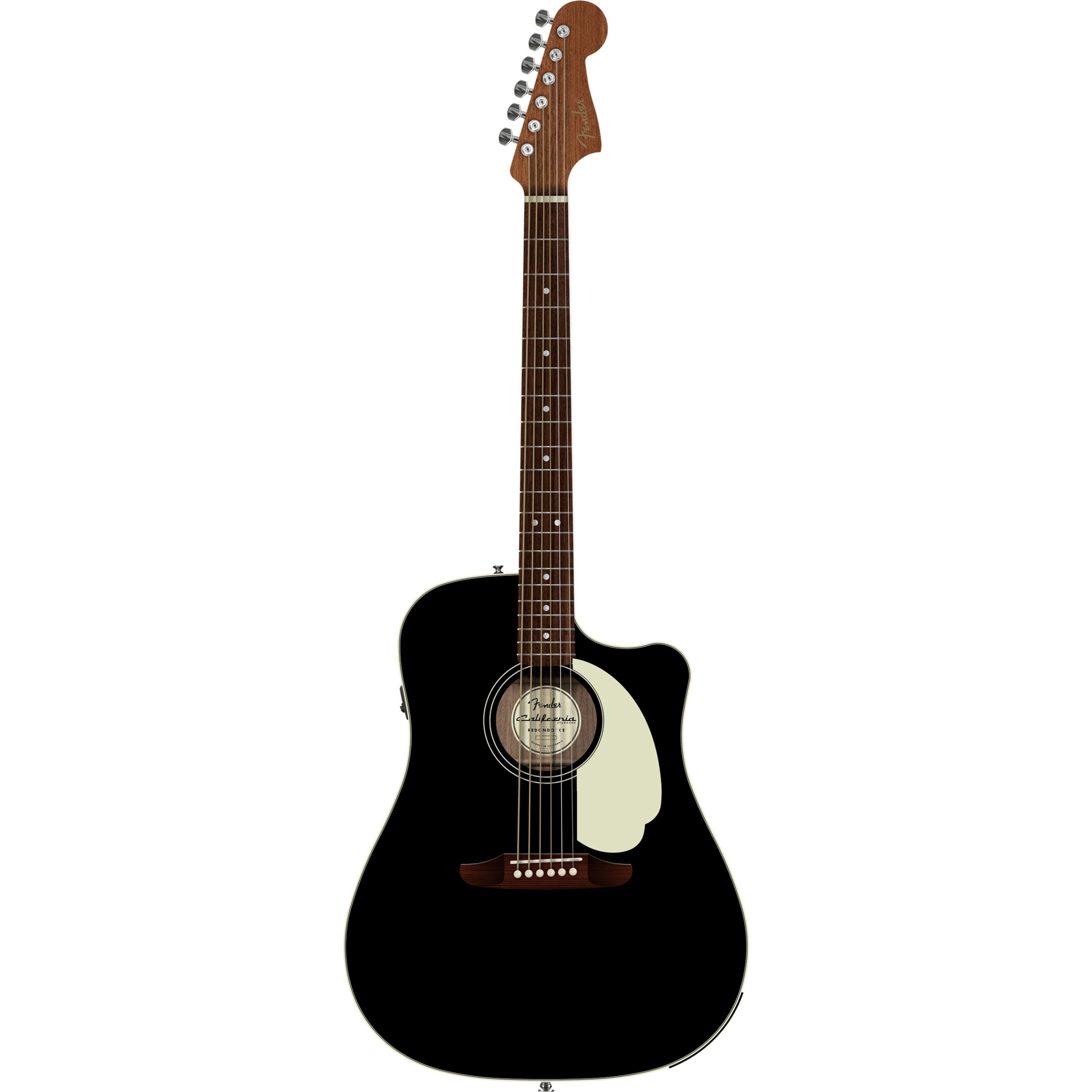 Fender Westerngitarre, Westerngitarren, Dreadnought Gitarren, California Standard Redondo CE Black - Westerngitarre