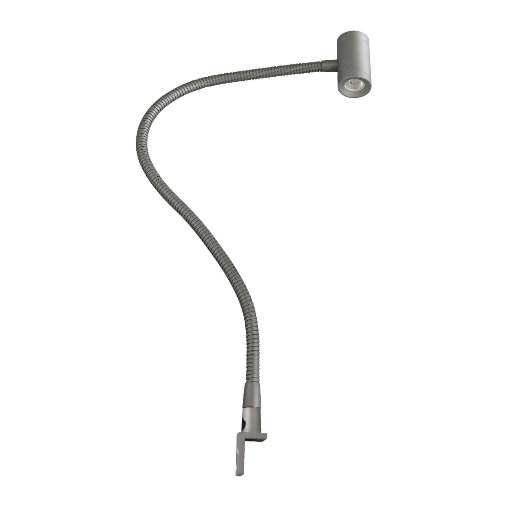 kalb Bettleuchte 3W LED Leseleuchte Flexleuchte Nachttischlampe Bettlampe Leselampe, 1er Set, warmweiß