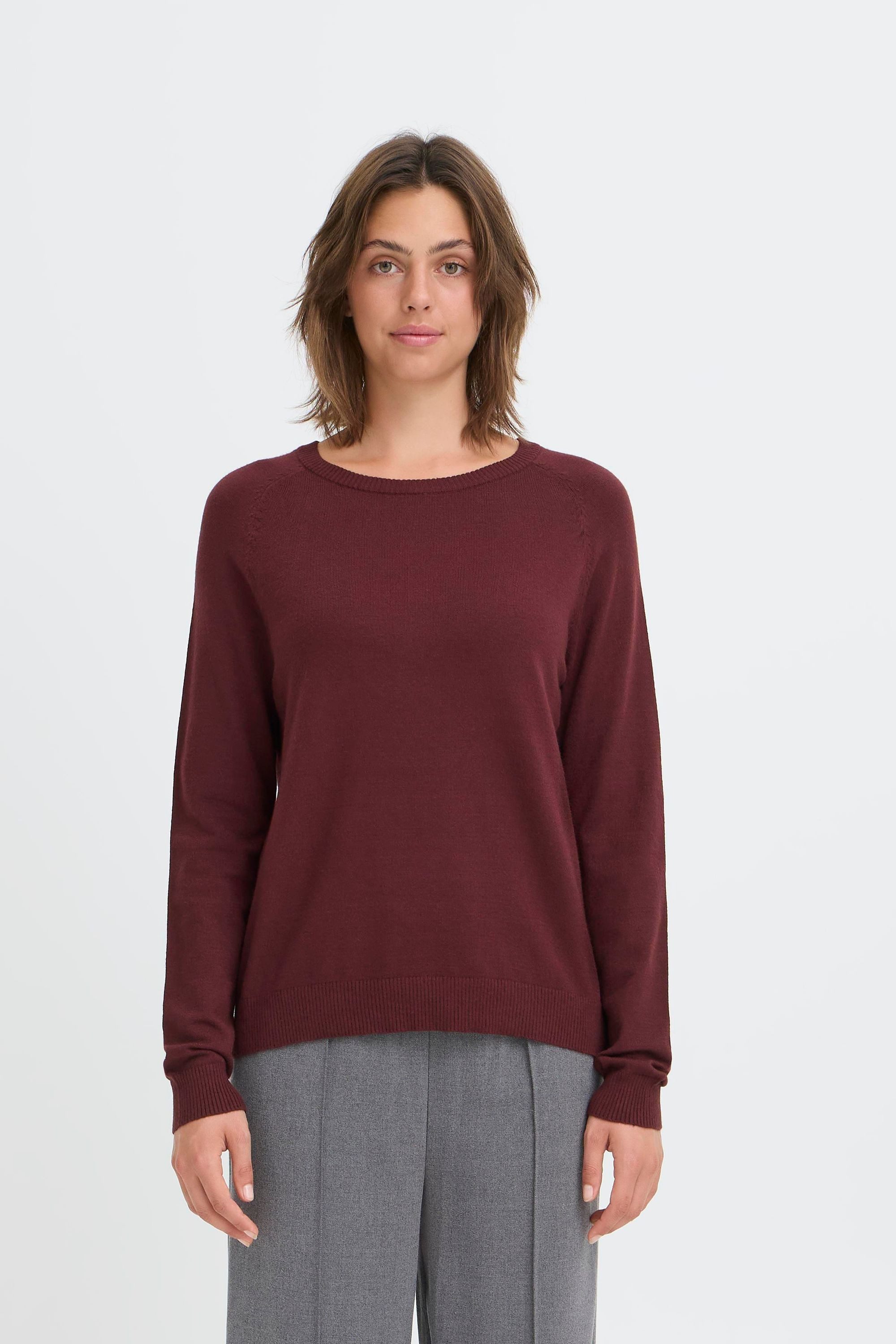 OXMO Strickpullover OXBMMNORA RAGLAN JUMPER Basic Raglan Pullover günstig online kaufen