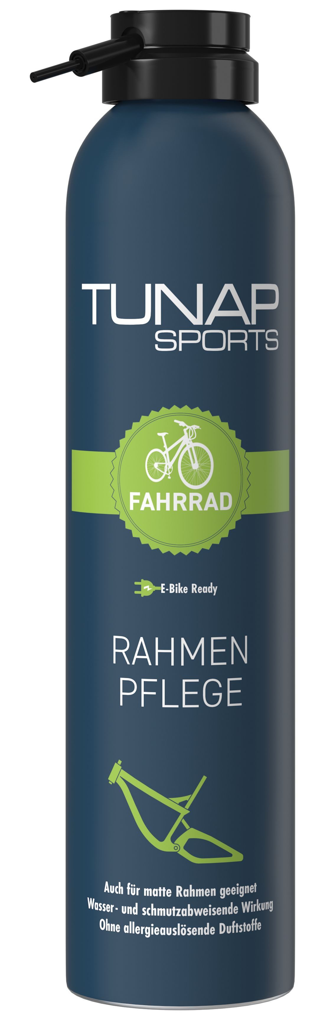 Tunap Sports TUNAP SPORTS Rahmenpflege, 300ml – mit Lackschutz Zweiradreiniger (Schützt die Oberflächen I Auch für matte Rahmen geeignet)