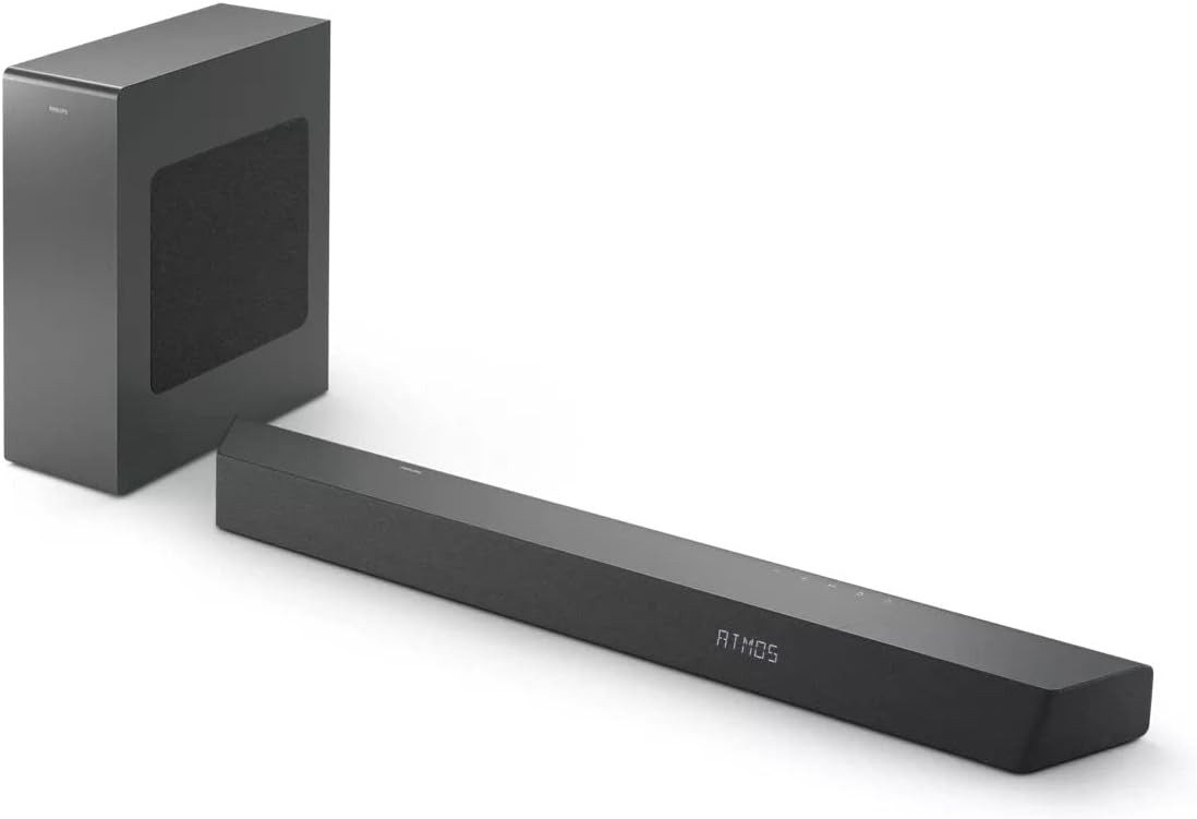 Philips TAB8507/10 Soundbar 3.1 Kabelloser Subwoofer Soundbar