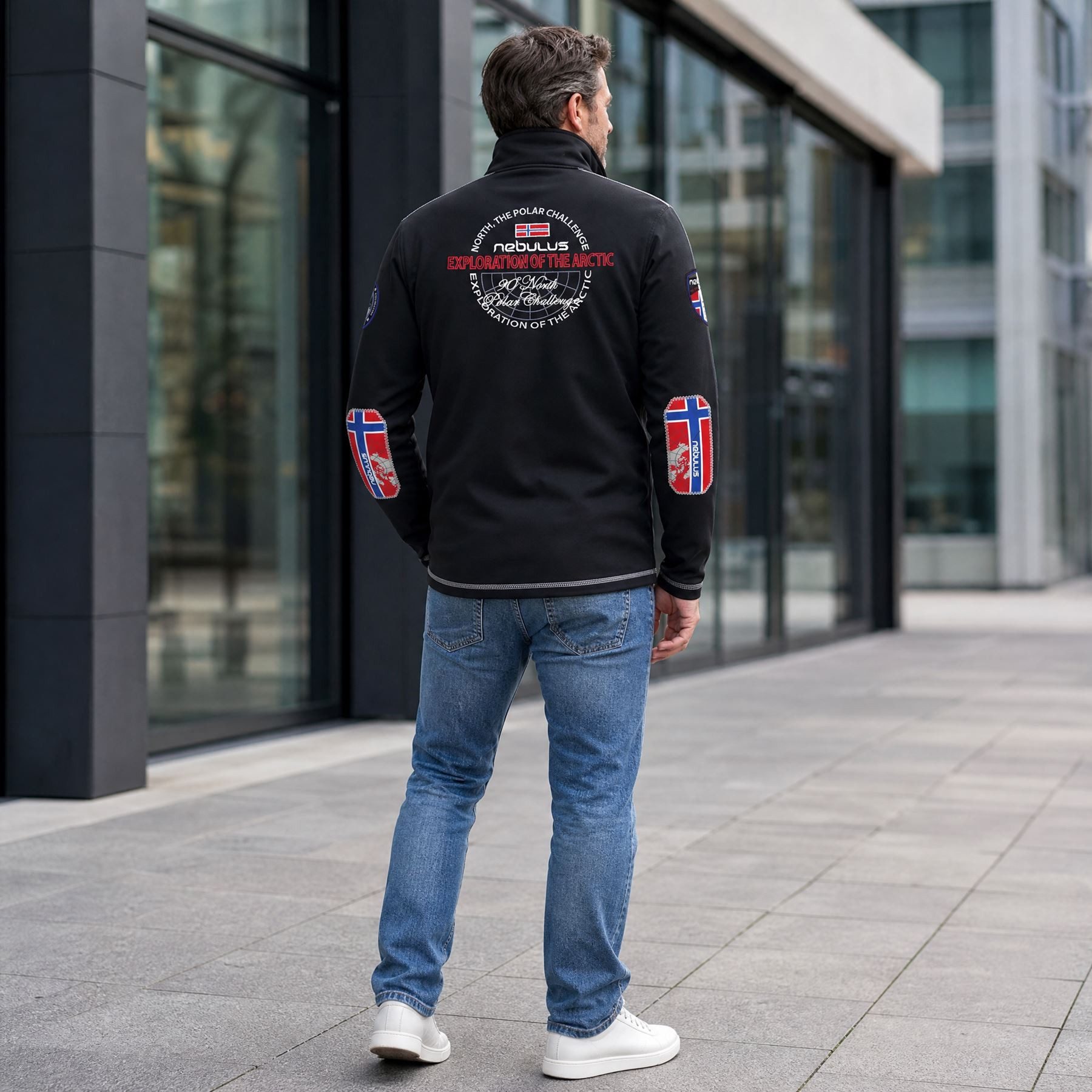Nebulus Softshelljacke MAESTRO, Q501 - Herren, schwarz, M