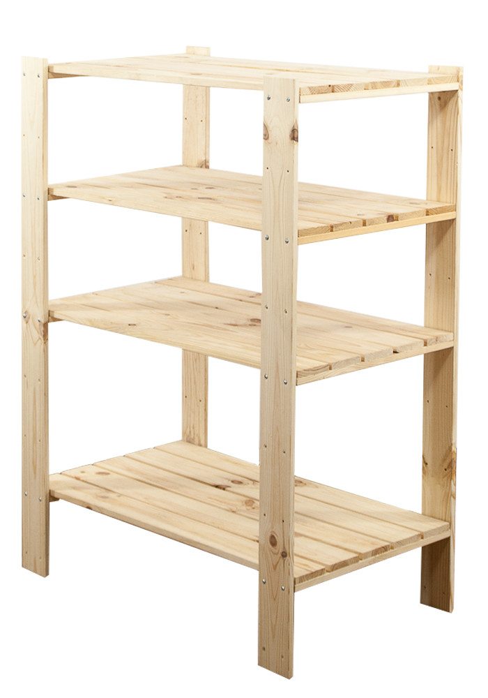 PROREGAL® Schwerlastregal WOODLAND, HxBxT 115x80x30cm, Fachl. 120kg, 3 Fach günstig online kaufen