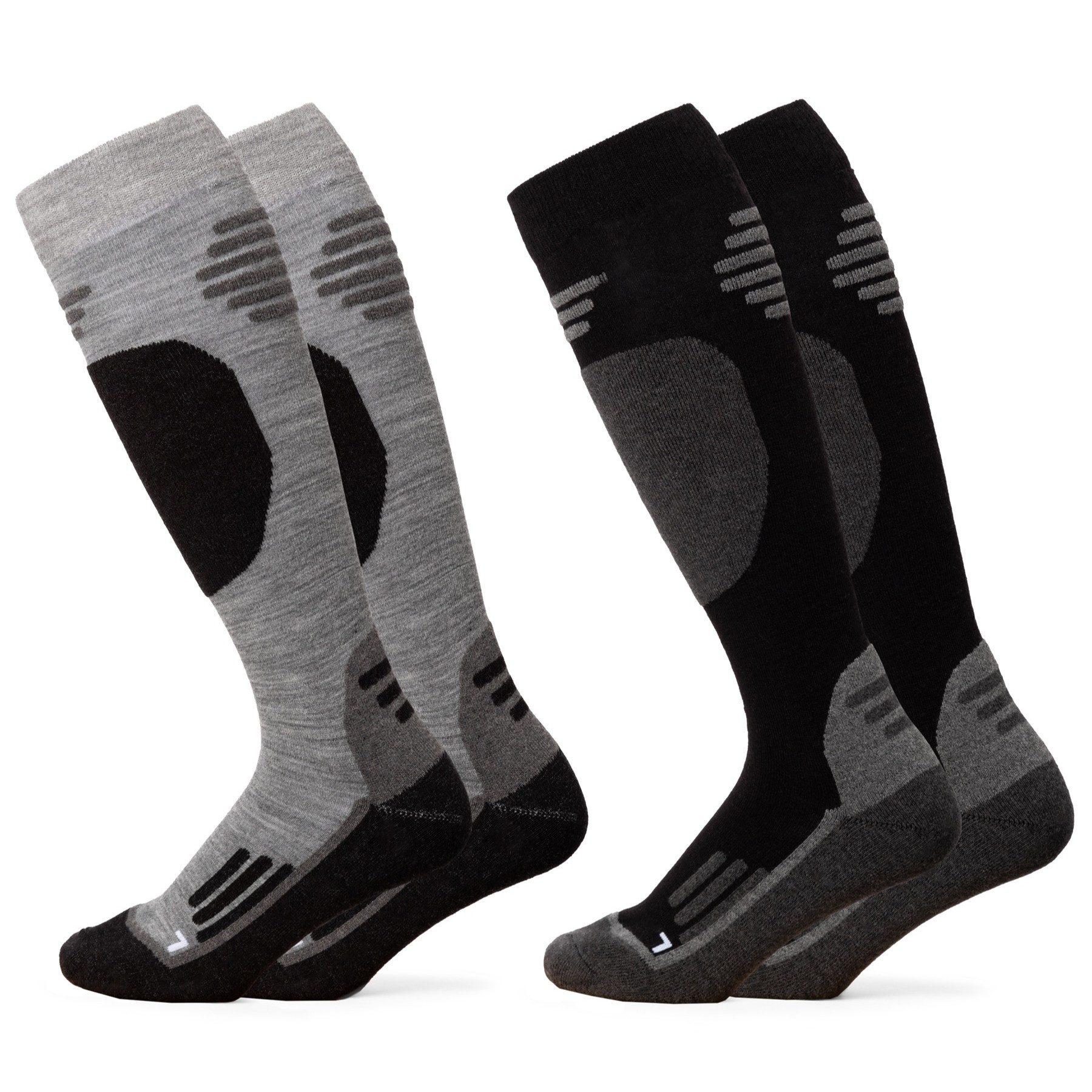 OCCULTO Skisocken Herren & Damen Merino Skisocken 2er Pack (Modell: Toni) (2-Paar)