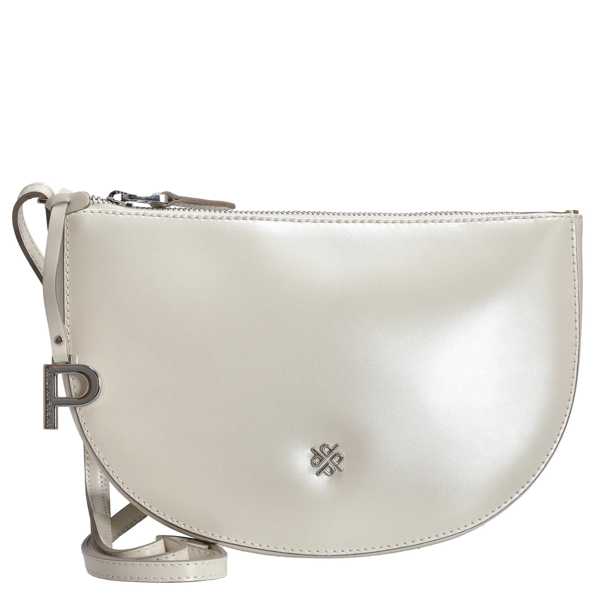 Umhängetasche Black Tie - Schultertasche 25 cm (cream)