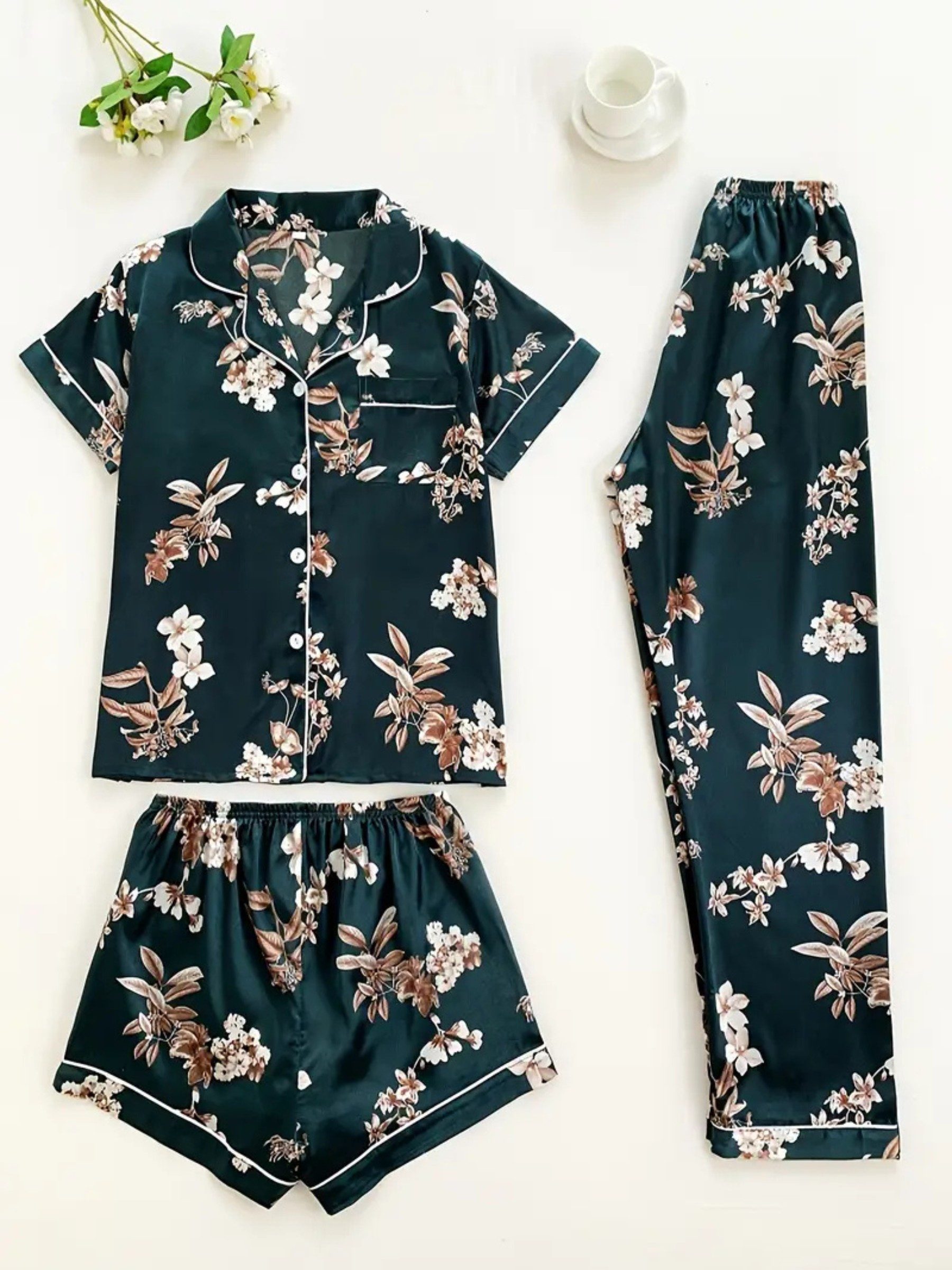 Elegant Love Schlafanzug Nachtwäsche-Set für Damen – Loungewear für entspan günstig online kaufen