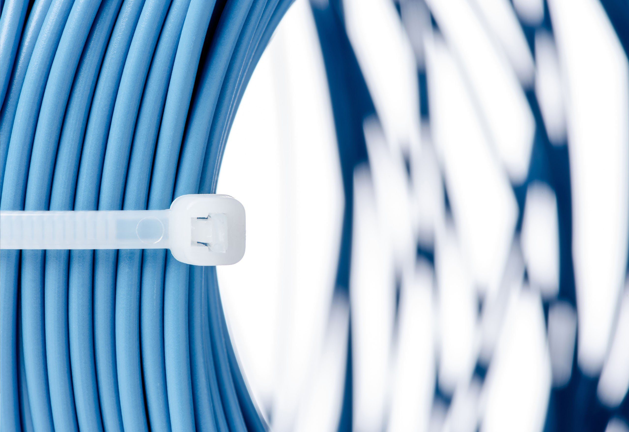 Sarcia.eu Kabelbinder Polyamid-Kabelbinder 40x2,5 mm, weiß 600 Stück