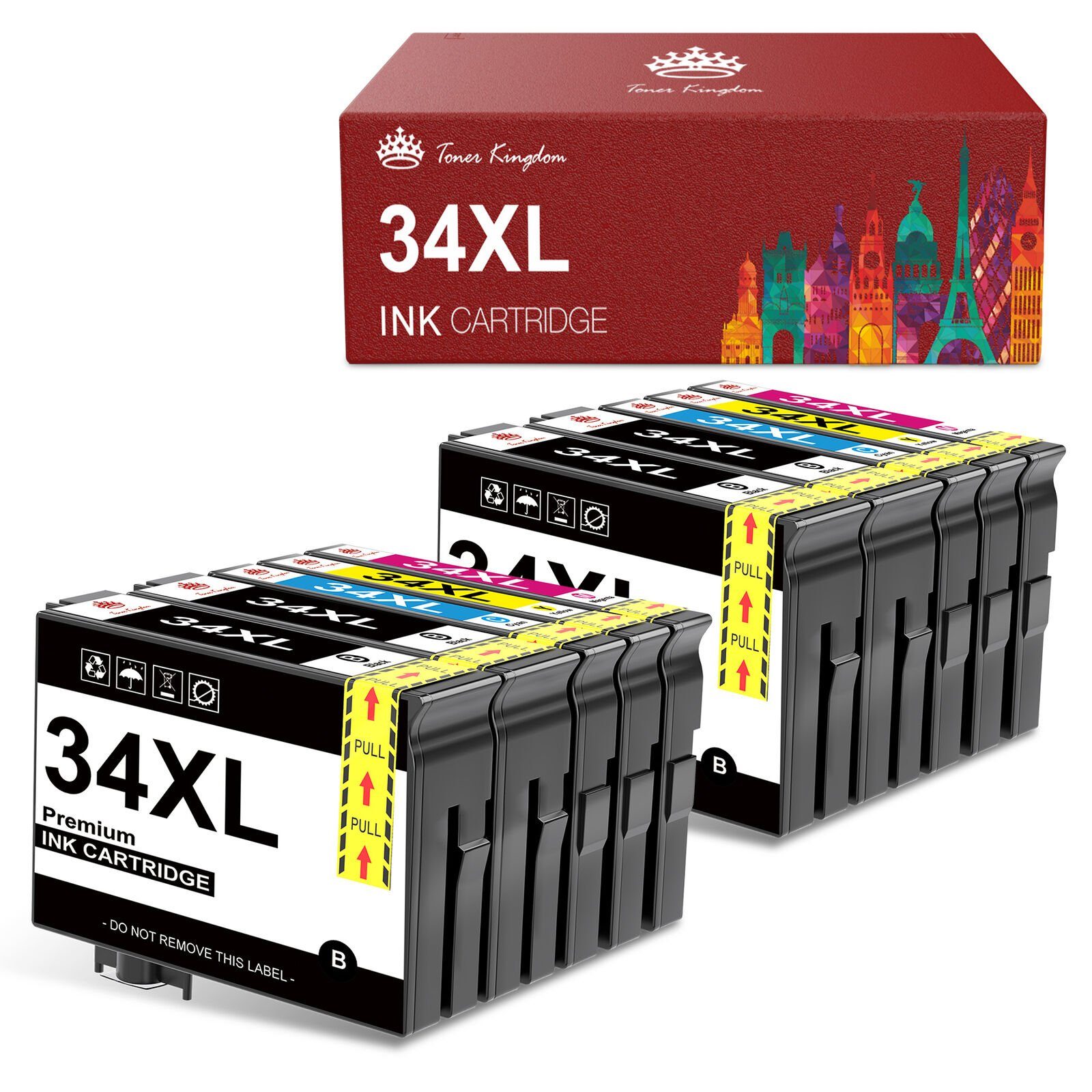 Toner Kingdom T1295 Multipack Cartouche d'encre T1291 T1292 T1293