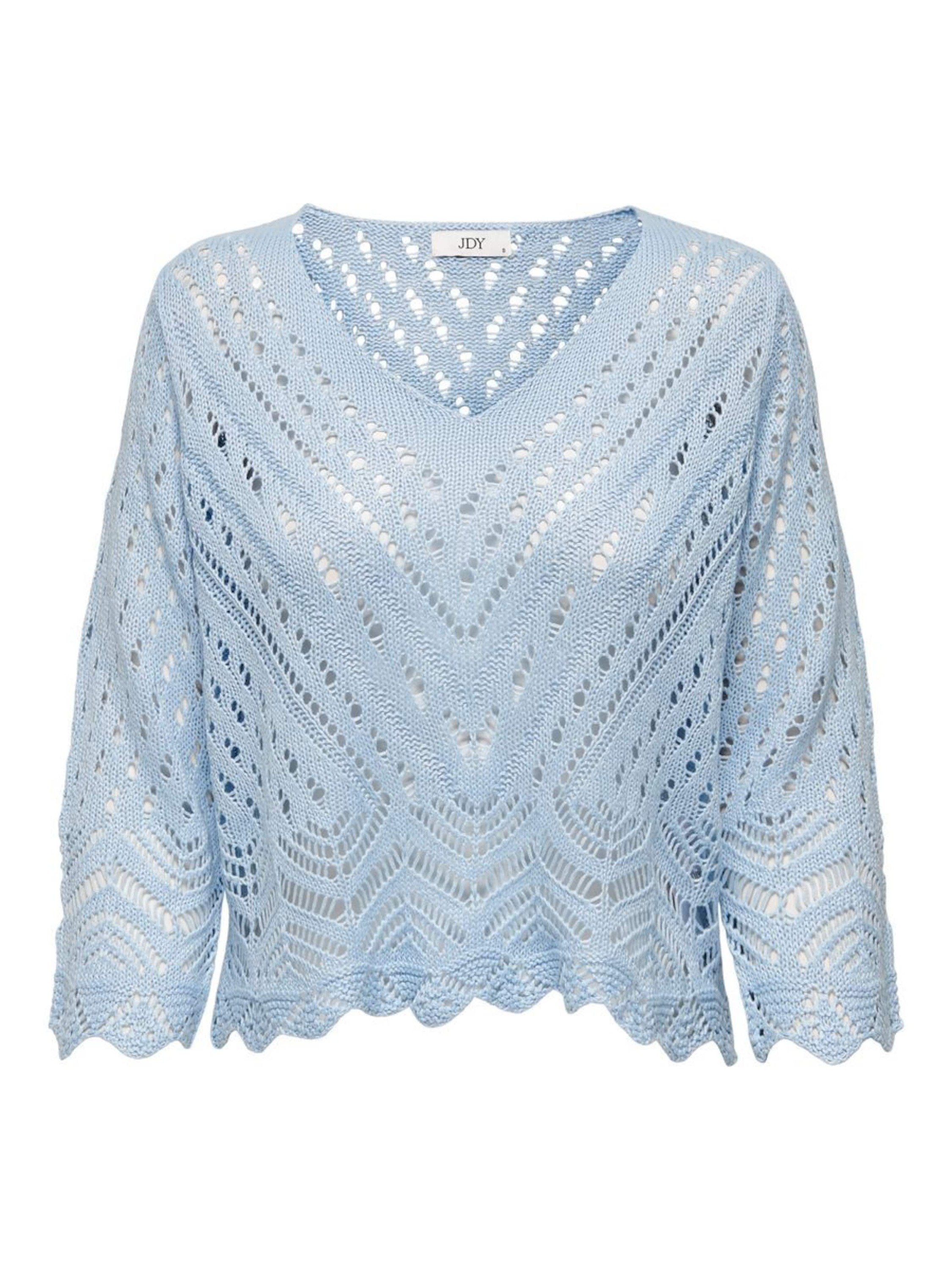 JDY Strickpullover NEW SUN (1-tlg) Lochmuster günstig online kaufen