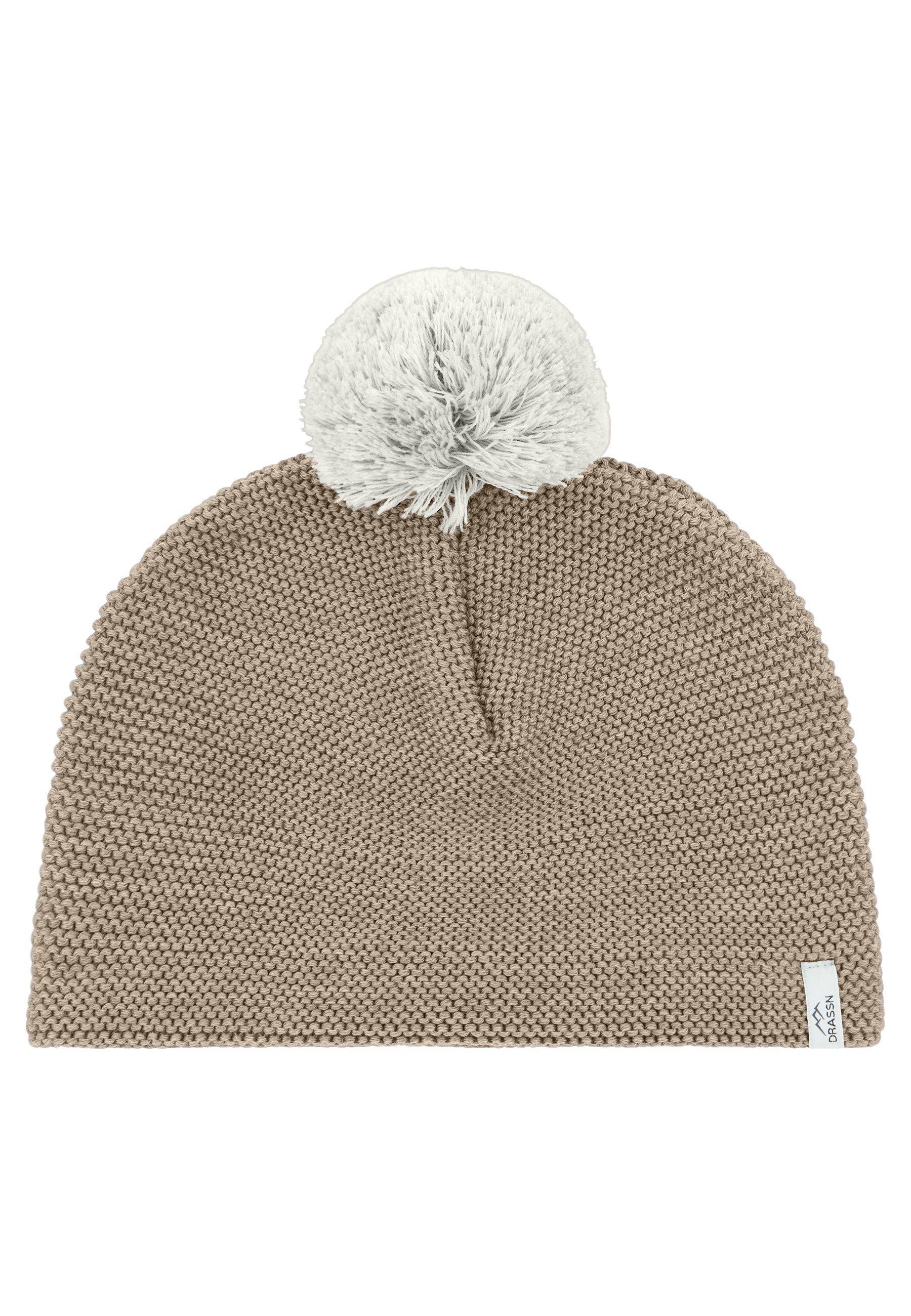 DRASSN Bommelmütze Winter Mütze Parkstein (1 Stück) MADE IN GERMANY - Merino - Recycelt