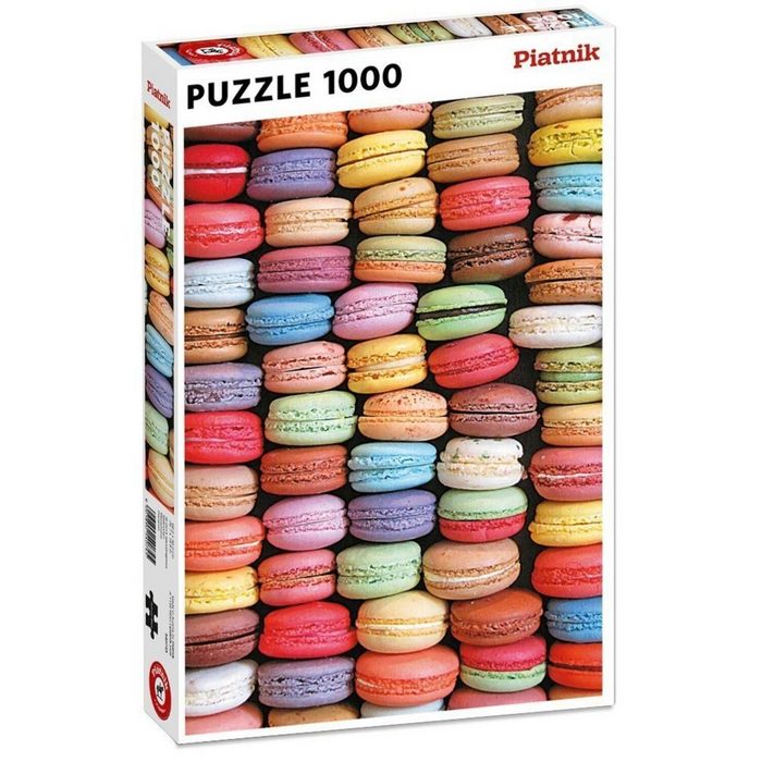 Piatnik Puzzle Makronen - 1000 Teile Puzzle Puzzleteile