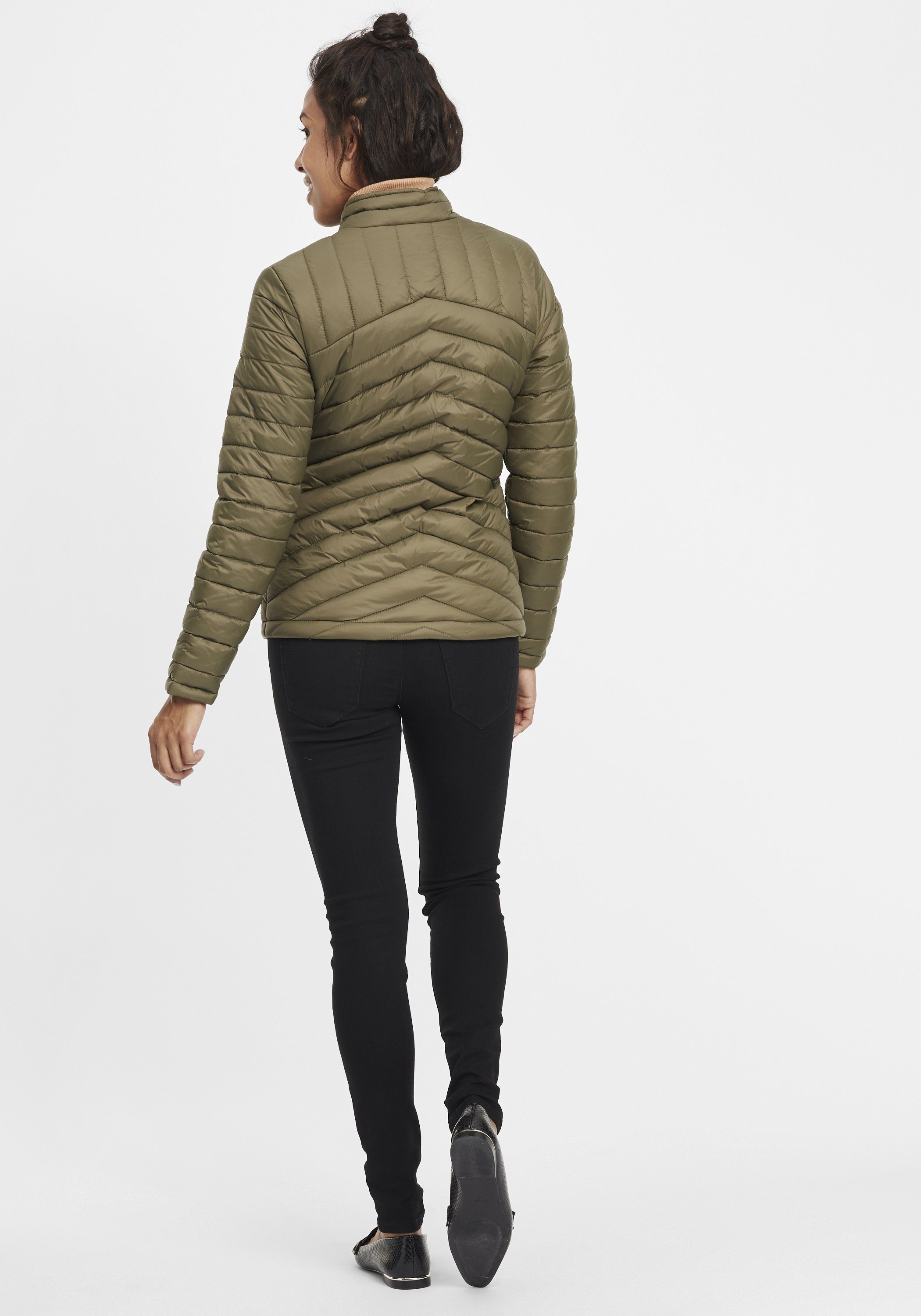 (190512) Steppjacke Ivy OXMO Leichte OXLeppa Green Stepp-Übergangsjacke