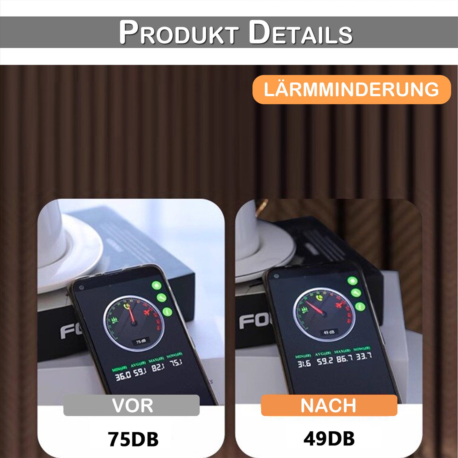 Sunicol Gardine Plüsch Thermovorhang Blickdichte Kälteschutz Wärmeisolierend (2 St), Doppellagige Gardinen für Wohnzimmer Schlafzimmer – Bild 4 von 5