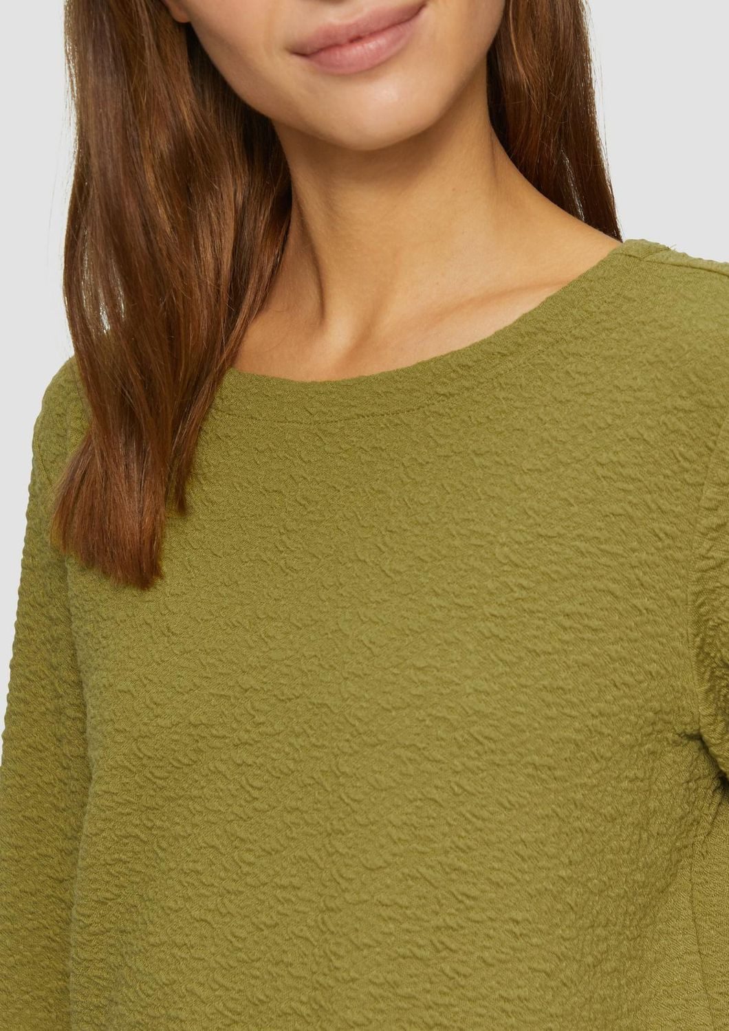 s.Oliver Longsweatshirt mit Crinkle Optik günstig online kaufen