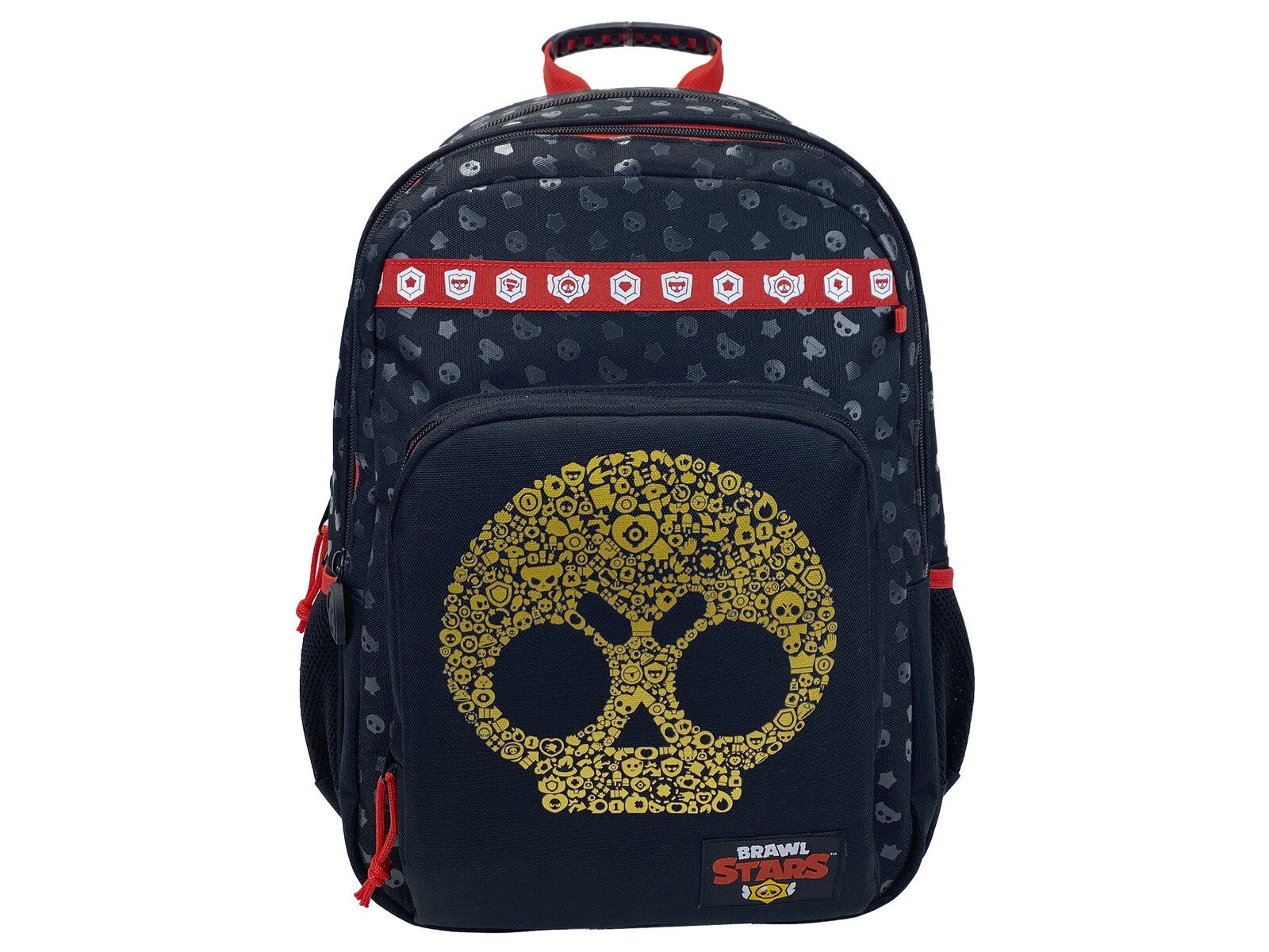 Brawl Stars Schulrucksack 43 × 35 cm mit 3 Fächern und Seitentaschen für Schule und Freizeit (1-tlg)