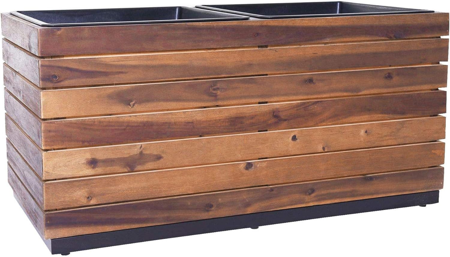 VIVANNO Pflanzkübel Holz MAXI Kasten, Braun günstig online kaufen