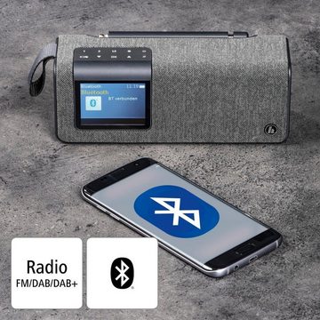 Hama Digitalradio "DR200BT", FM/DAB/DAB+/Bluetooth/Akkubetrieb DAB+ Radio Digitalradio (DAB) (Digitalradio (DAB), FM-Tuner)