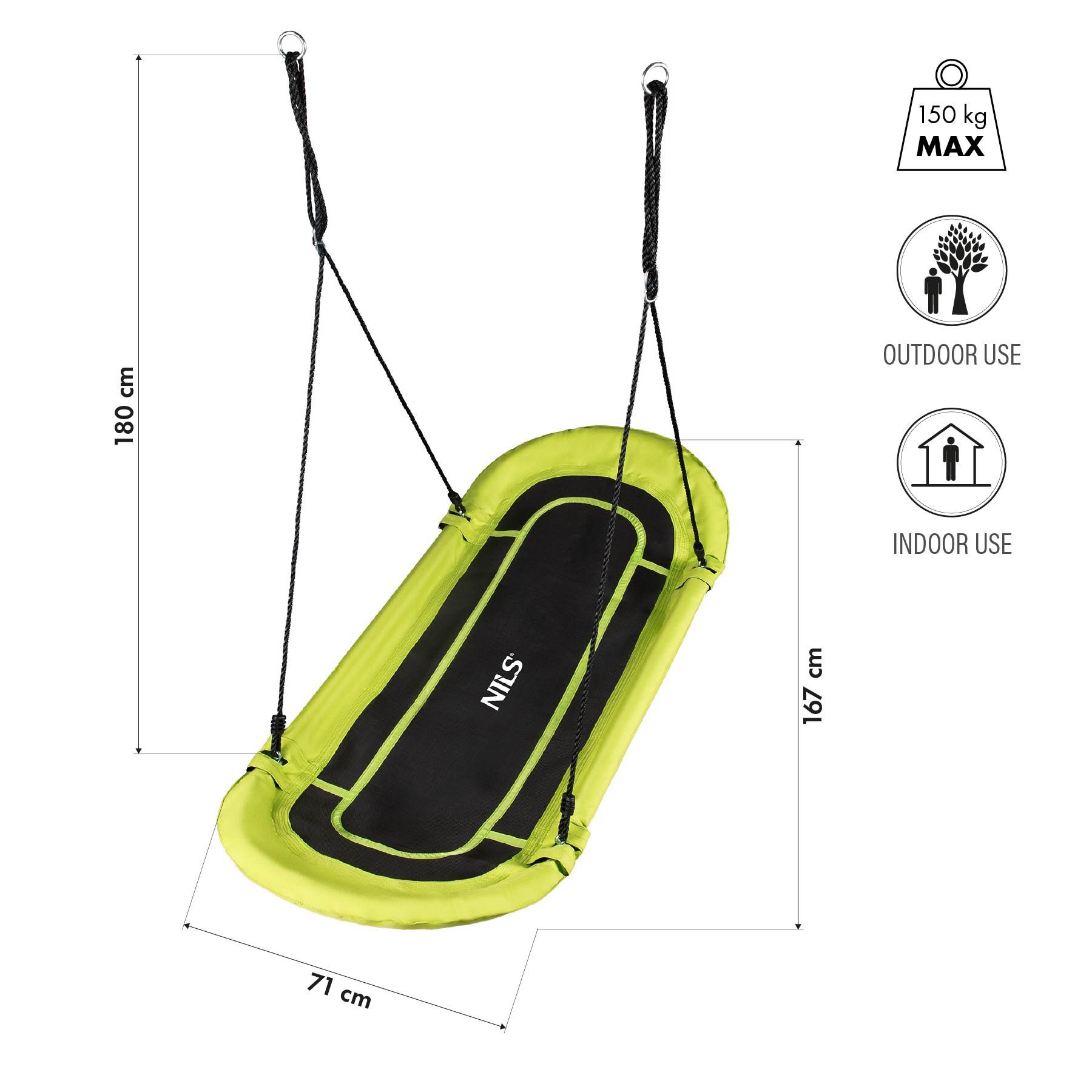 Nils Nestschaukel XL Schaukel Outdoor Gartenschaukel Storchennestschaukel günstig online kaufen