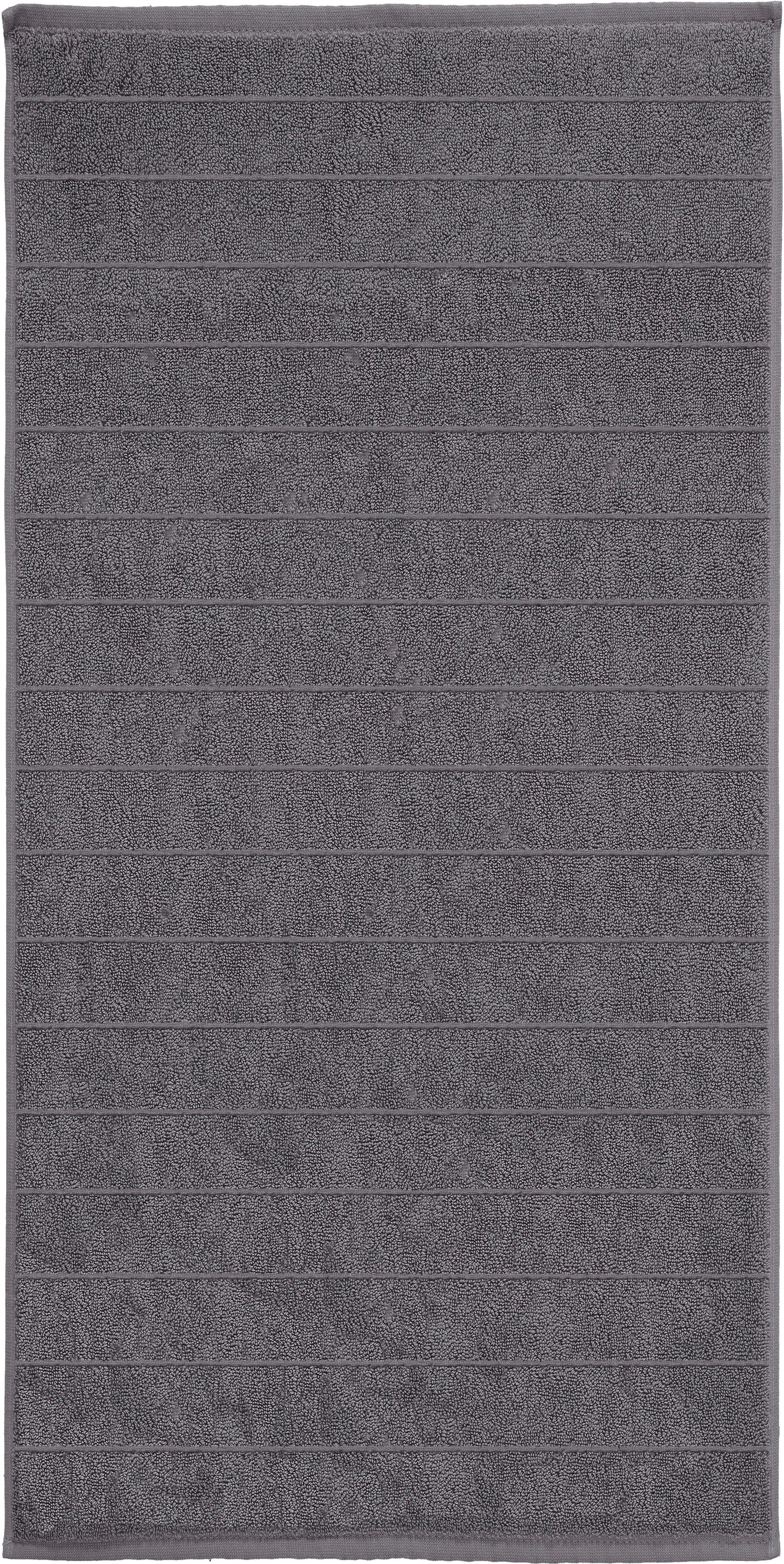 Kleine Wolke Handtuch Via, Größe 50/100 cm, Frottier (1-St), Uni Farben, gestreift