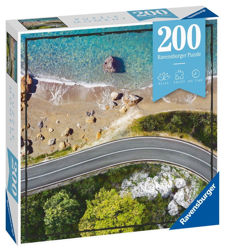 Puzzle 200 Teile Ravensburger Puzzle Moments Beachroad 13306