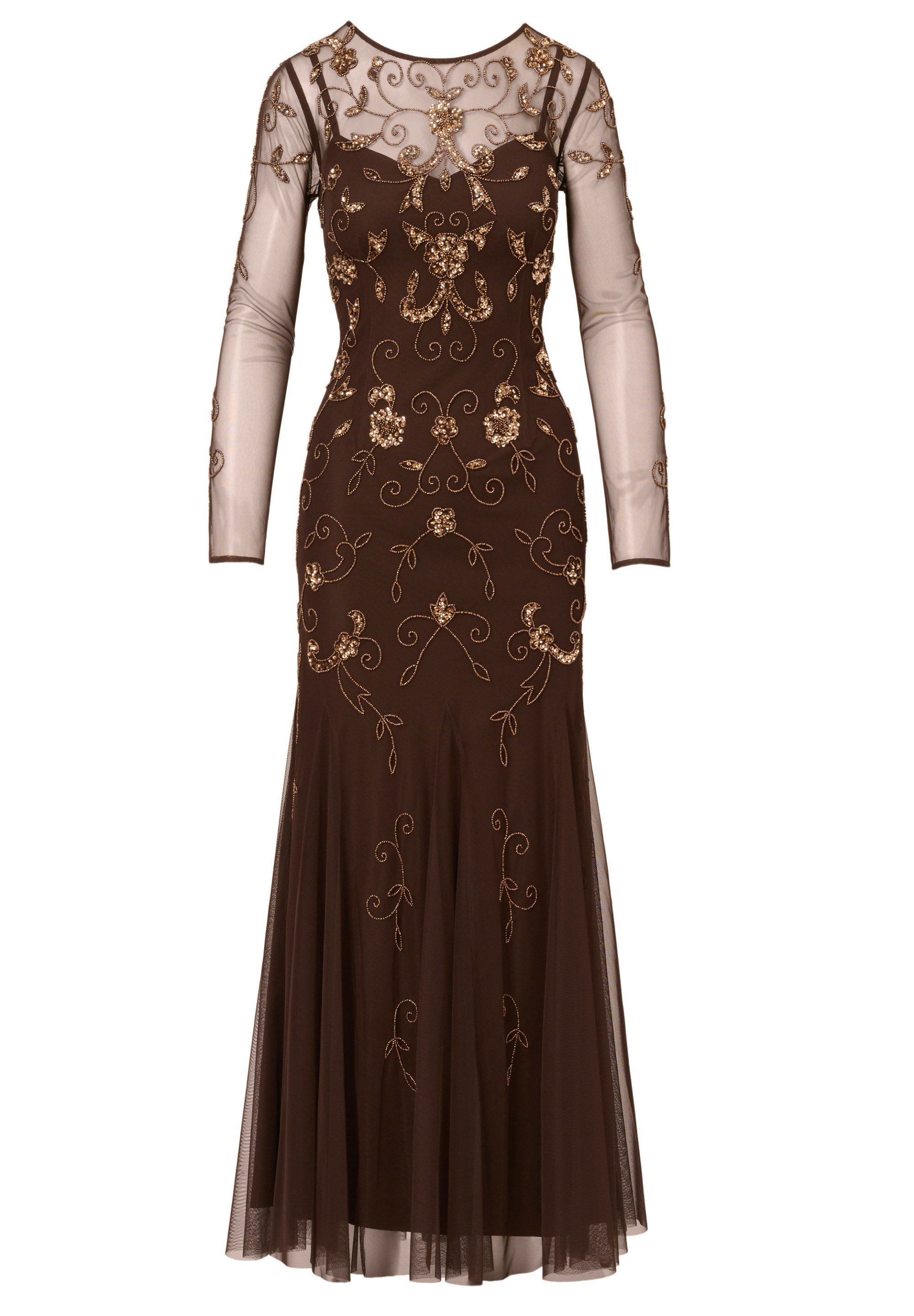 Adrianna Papell Abendkleid Bead Long Sleeve günstig online kaufen