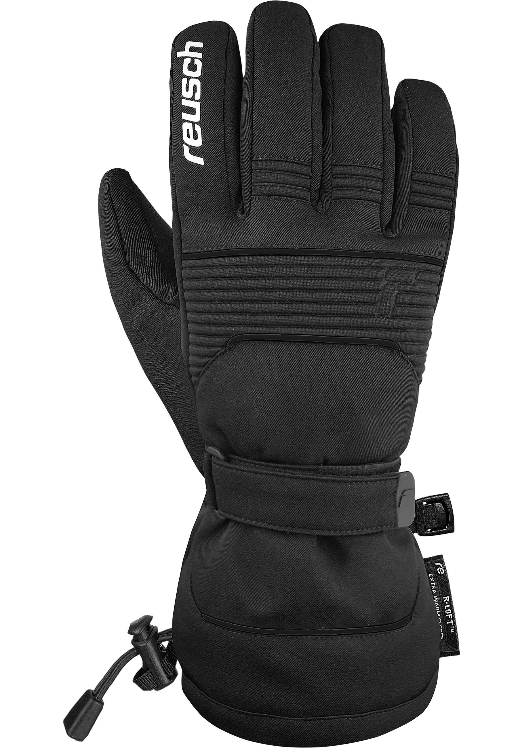 Reusch Skihandschuhe Crosby R-TEX® schwarz in sportlichem Design XT