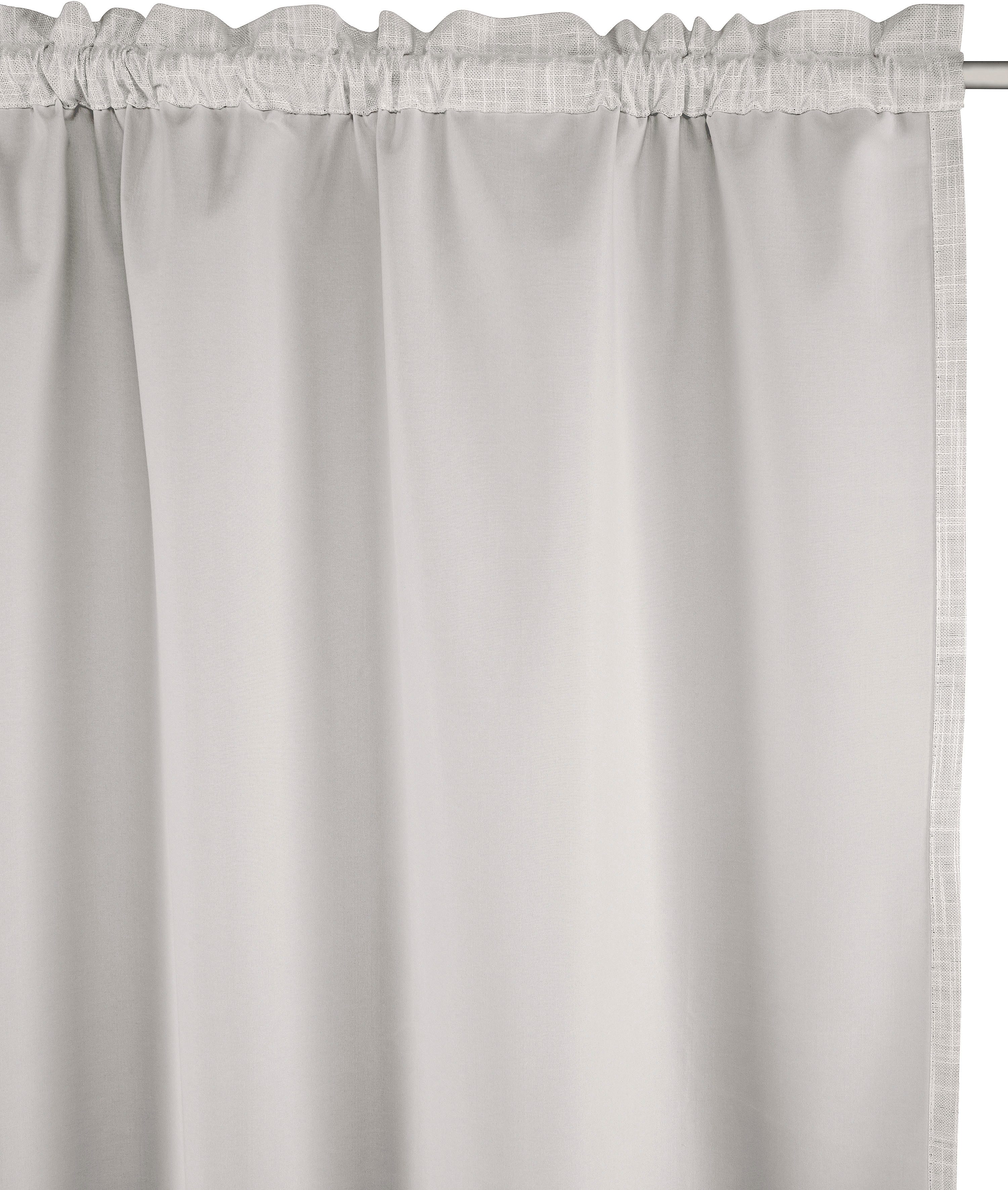 LeGer Home by Lena Gercke Verdunkelungsvorhang Marusha (1 St), Stangendurchzug, verdunkelnd, Polyester, Verdunkelnder Vorhang, blickdicht, Leinenoptik, robuste Haptik, Thermo