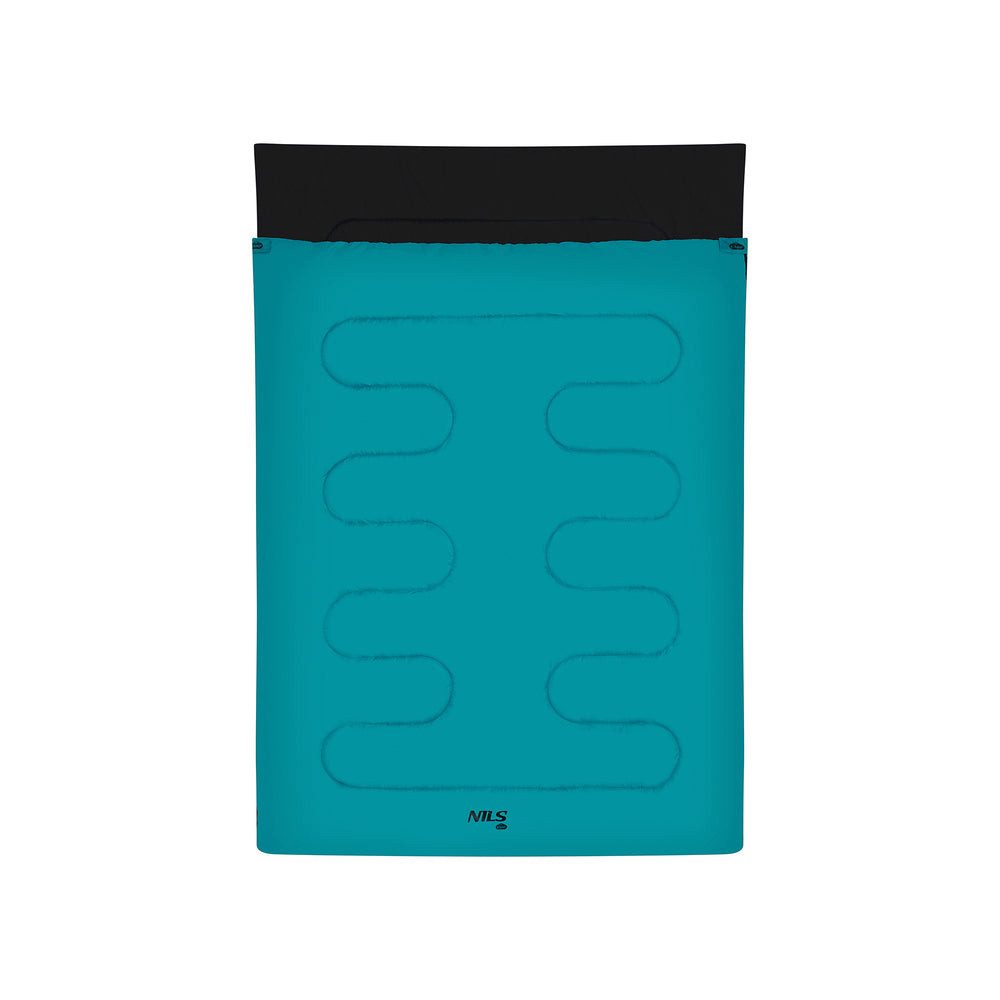 NILS CAMP Doppelschlafsack Deckenschlafsack Outdoor Camping (Spar-Set, 1 tlg., 190 x 150 cm warm), Doppelschlafsack, doppelter Reißverschluss, bis -4°C