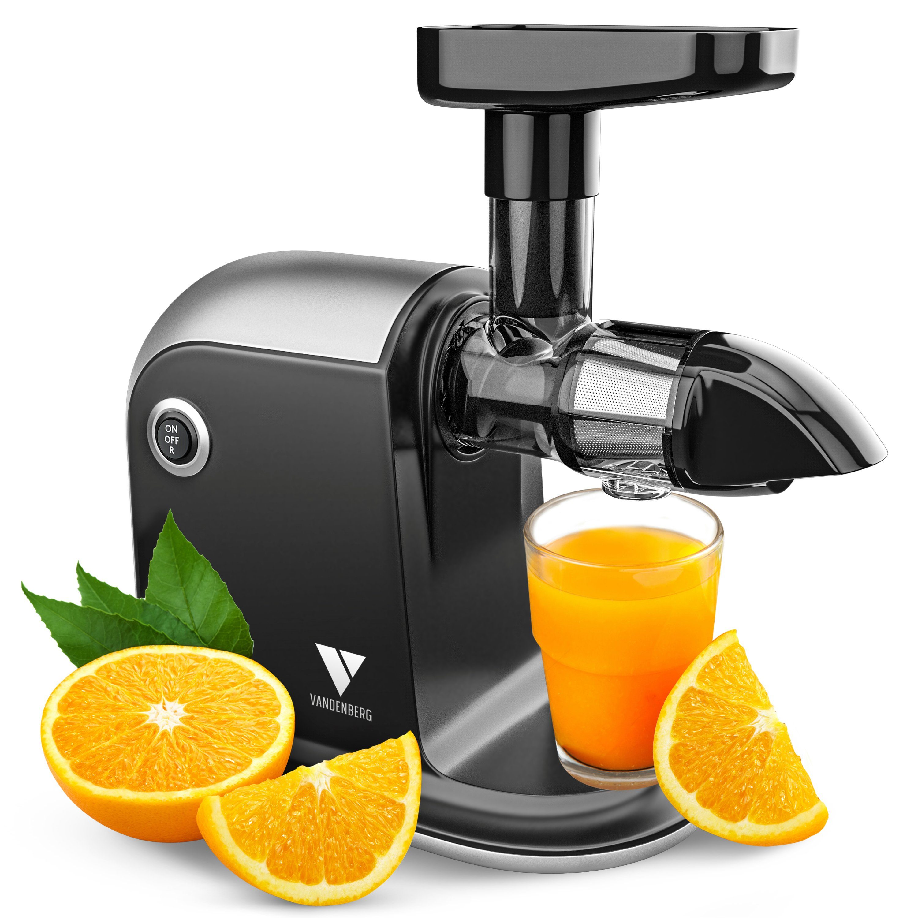 Vandenberg Slow Juicer Vandenberg Slow Juicer - Leiser Entsafter - [150 W], 150 W, BPA Frei