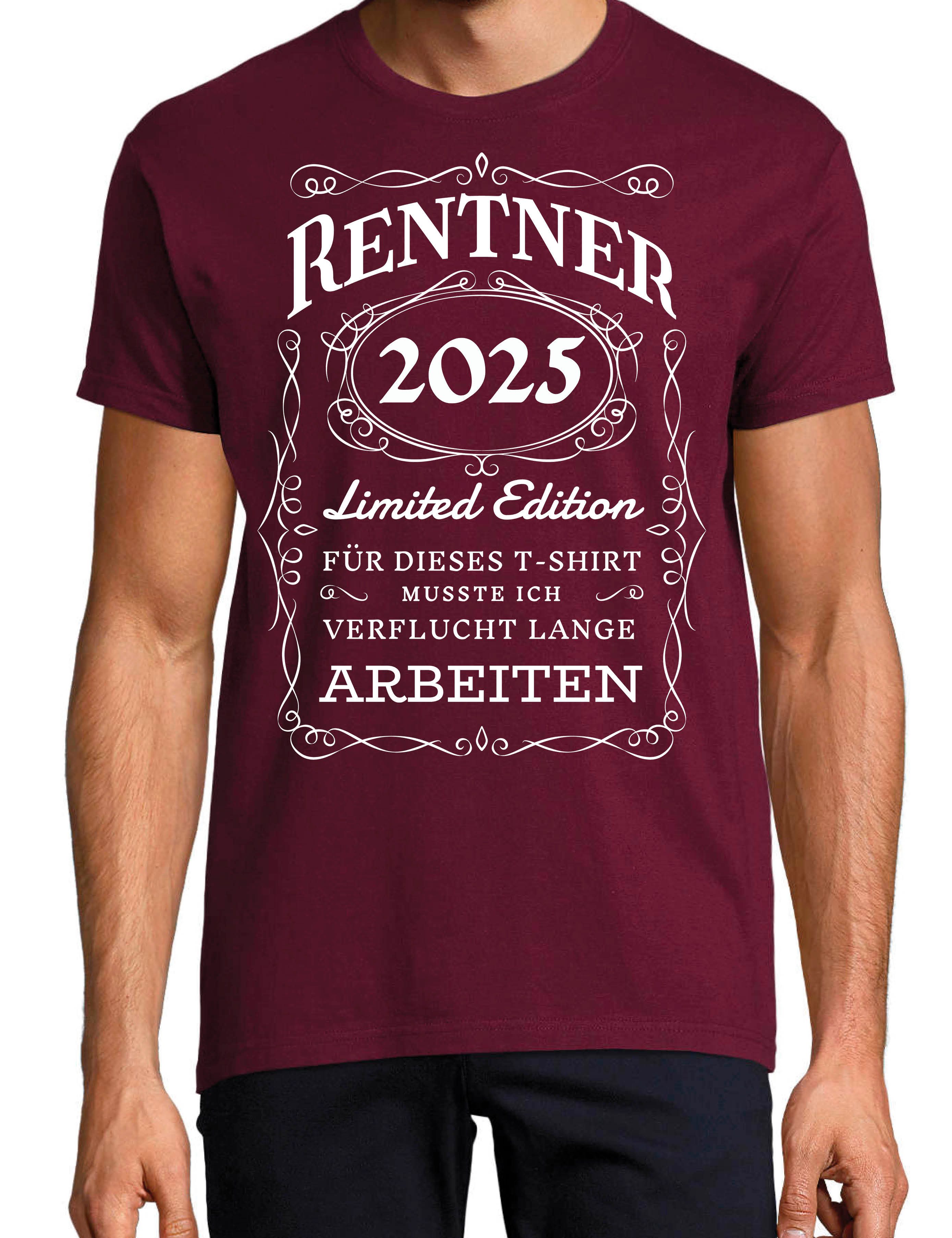 Youth Designz T-Shirt RENTNER 2025 Herren T-Shirt Rente Geschenk mit lustig günstig online kaufen