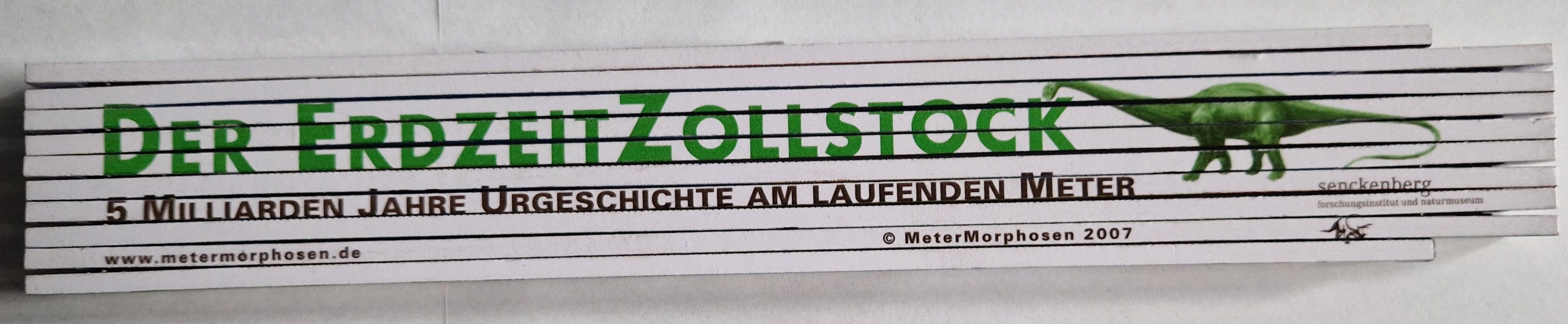 Pegasus Spiele Spiel Urgeschichte am laufenden Meter - Der Erdzeit Zollstock