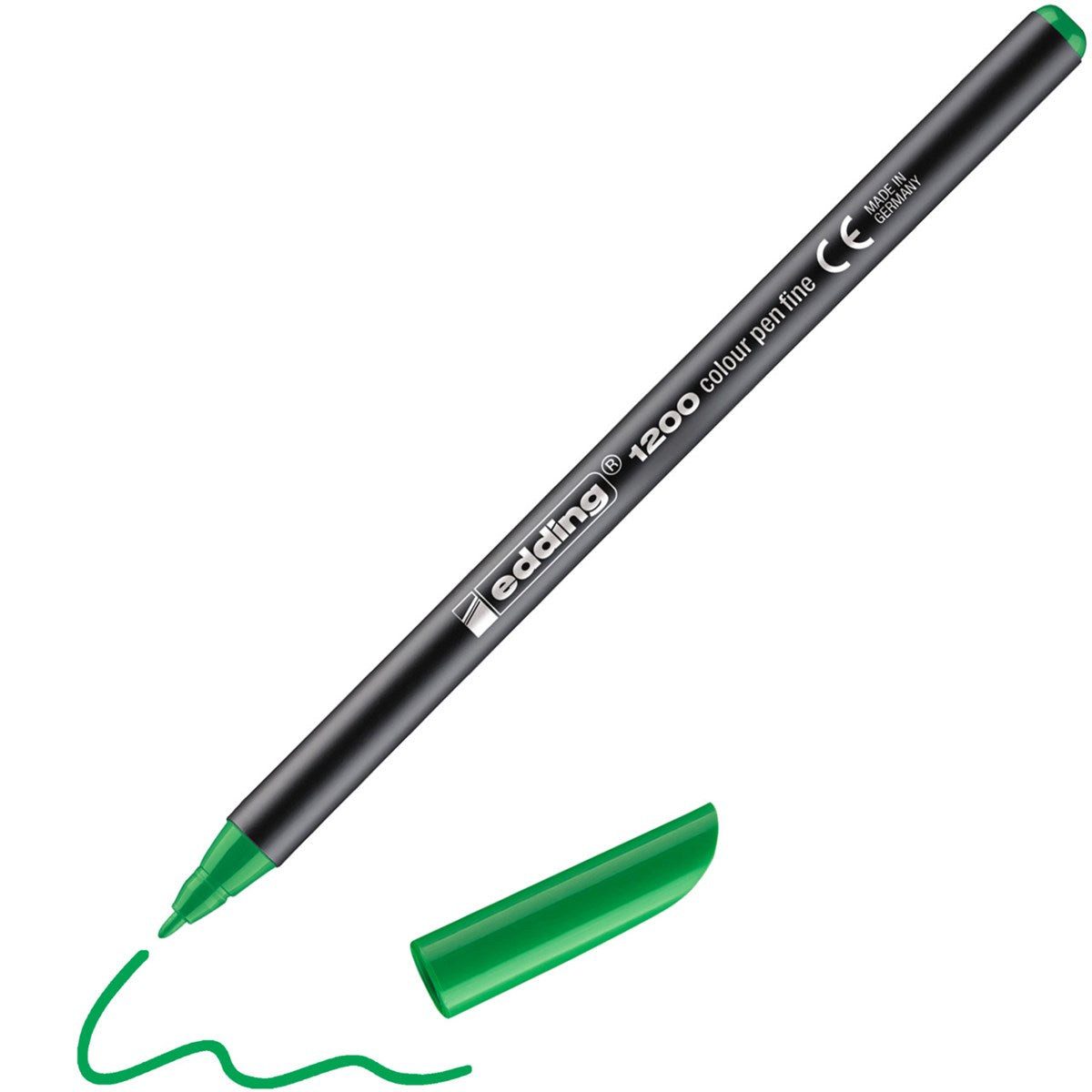 edding Marker edding 1200 colourpen Fasermaler Neon – Neongrün