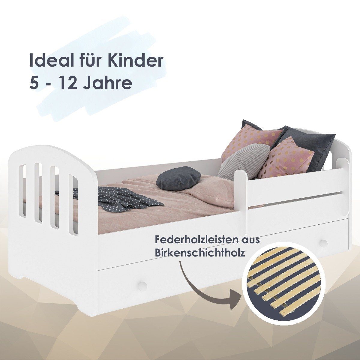 Stillerbursch Jugendbett Kinderbett 160x80 cm mit günstig online kaufen