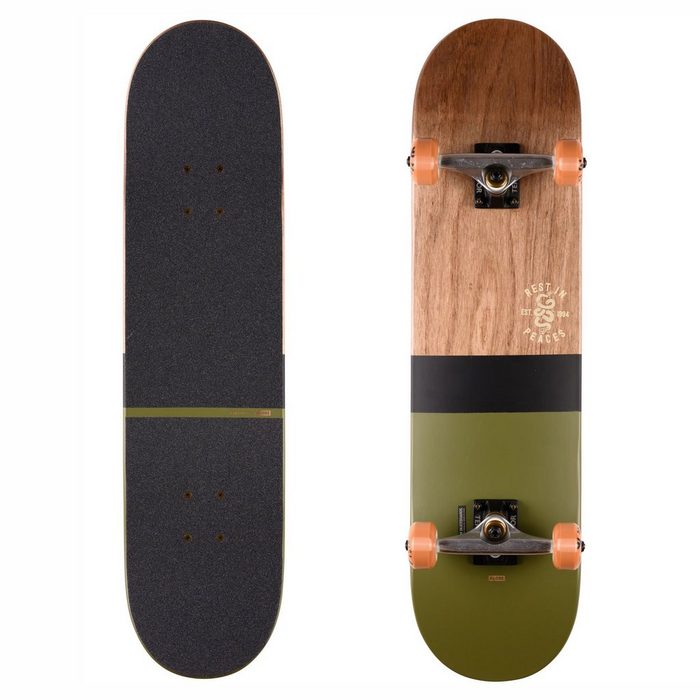 Globe Skateboard G2 Half Dip 2 8.0' - dark maple/hunter green