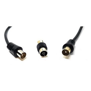 Vivanco Audio- & Video-Kabel, F-Stecker, Koaxial Adapter