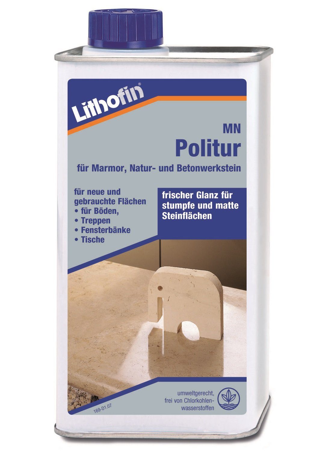 Lithofin LITHOFIN MN Politur Flüssig, 1Ltr Naturstein-Reiniger