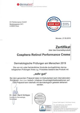 Cosphera Gesichtspflege Cosphera - Retinol Performance Creme 50 ml, 1-tlg.