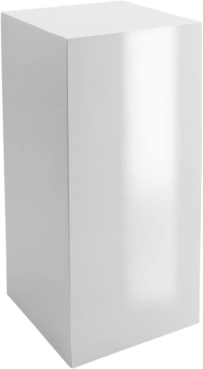 VIVANNO Blumenständer Fiberglas PODEST Säule - Weiß Hochglanz (1 St), 30x30 günstig online kaufen