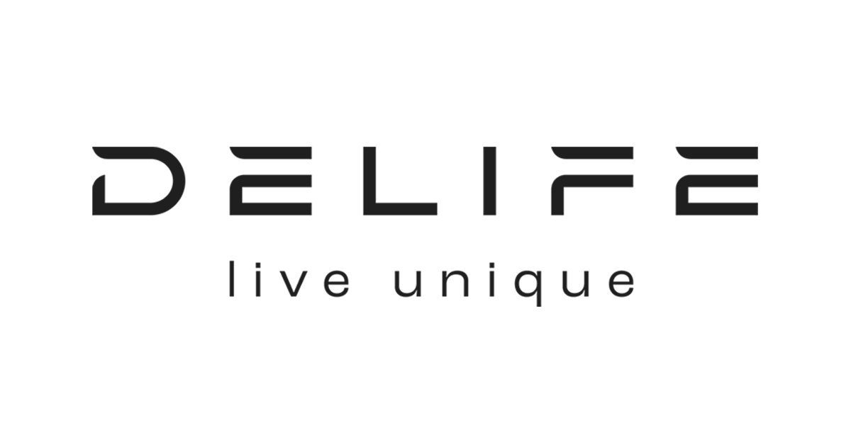DELIFE Esstisch »Live-Edge«, Akazie Champagner 140x90 ...