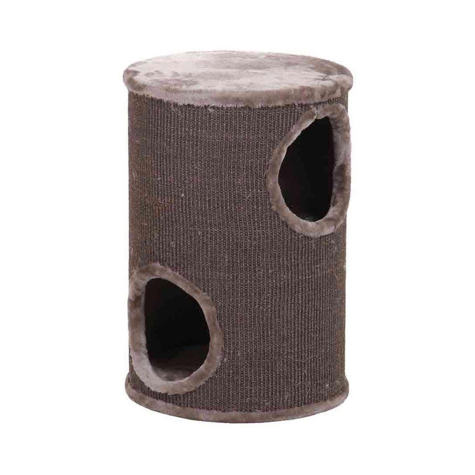 Nobby Kratzbaum Starsystem Tonne rund DE LUXE warmgrau