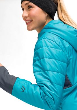 Maier Sports Outdoorjacke Sirkos Wool W Damen Trekkingjacke, wattierte Wanderjacke, Winterjacke mit Kapuze