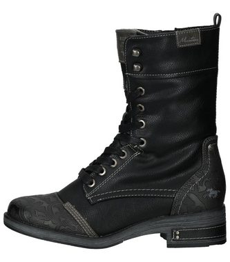 MUSTANG Stiefel Leder/Textil Schnürstiefel