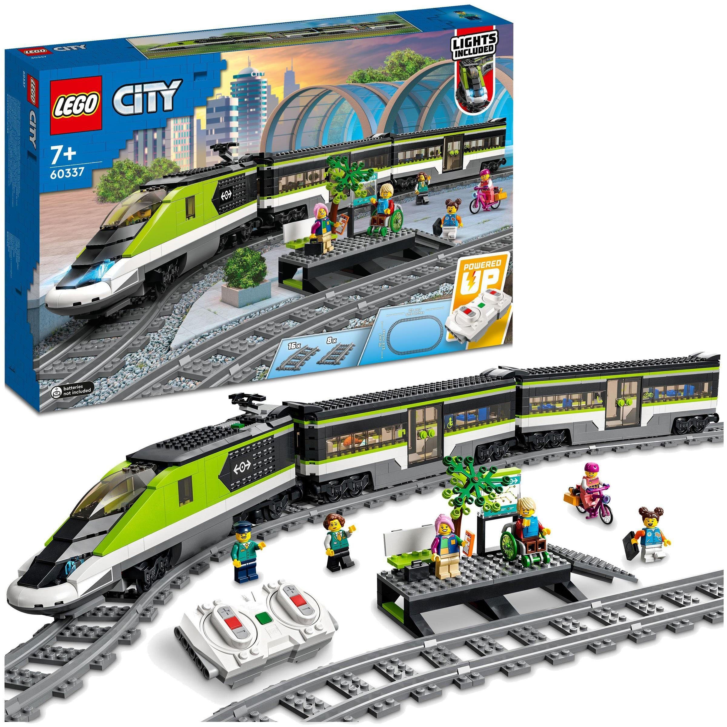 LEGO® Personen-Schnellzug (60337), LEGO® City Konstruktionsspielsteine, (76 günstig online kaufen